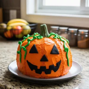 Halloween Pumpkin Cake