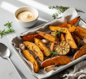 Oven Roasted Sweet Potato Wedges