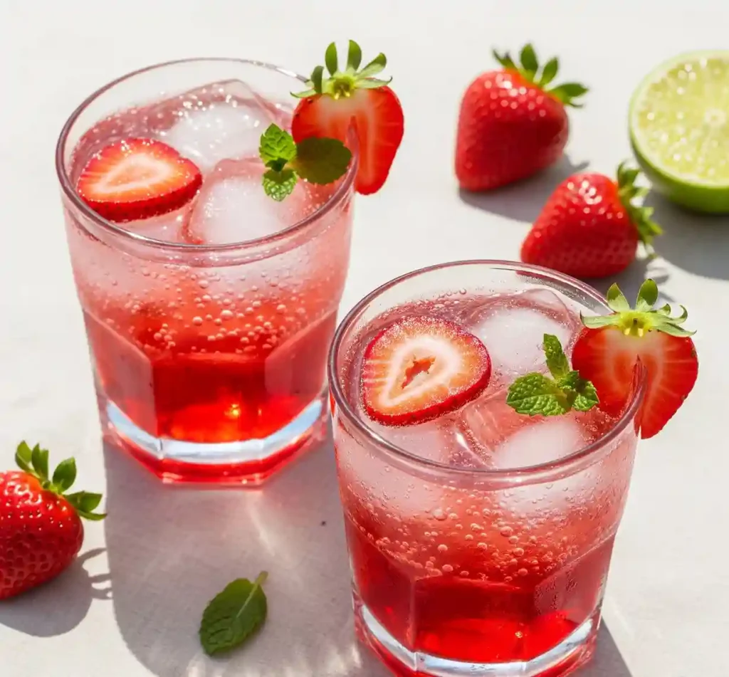 Refreshing Strawberry Sprite Dirty Soda