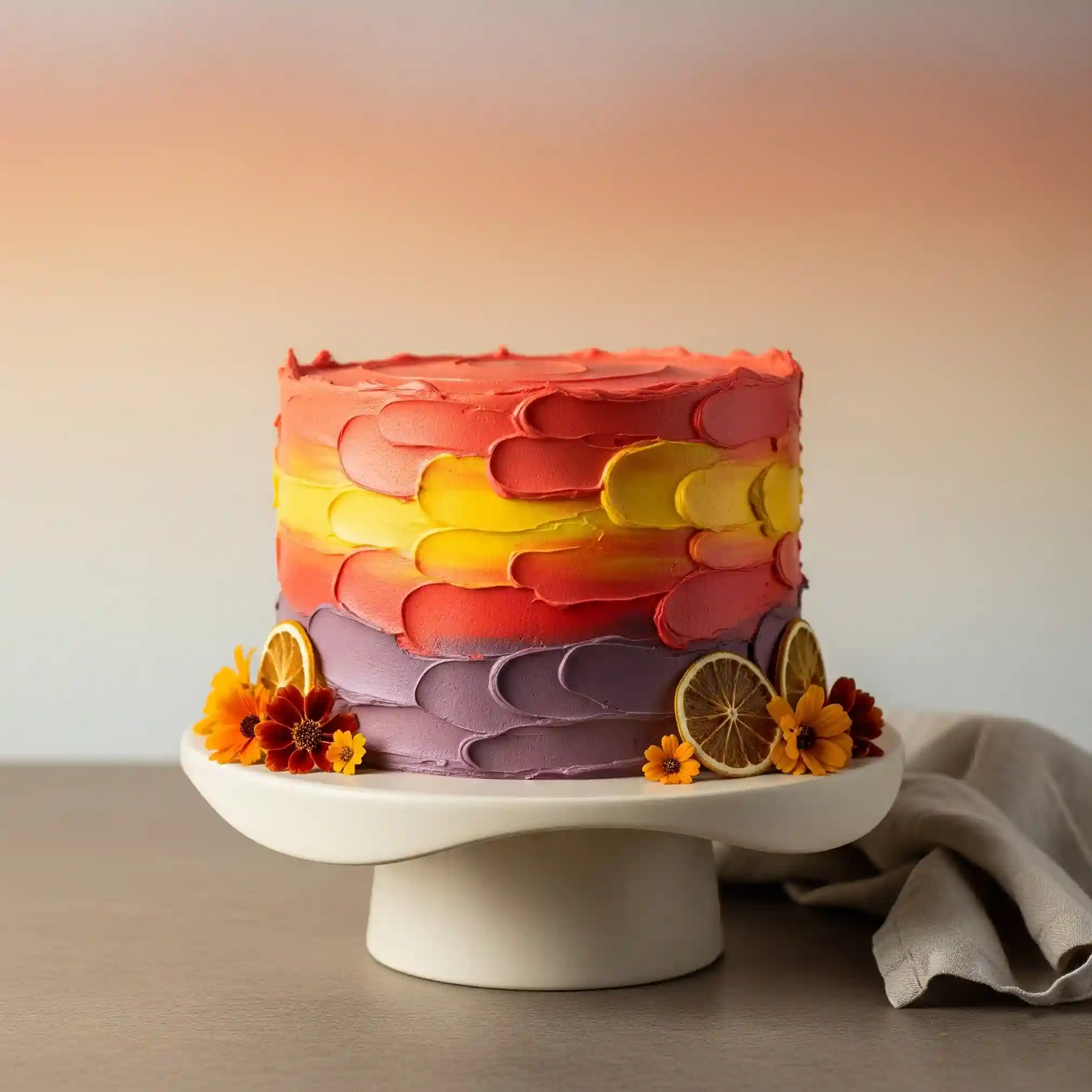 sunset cake