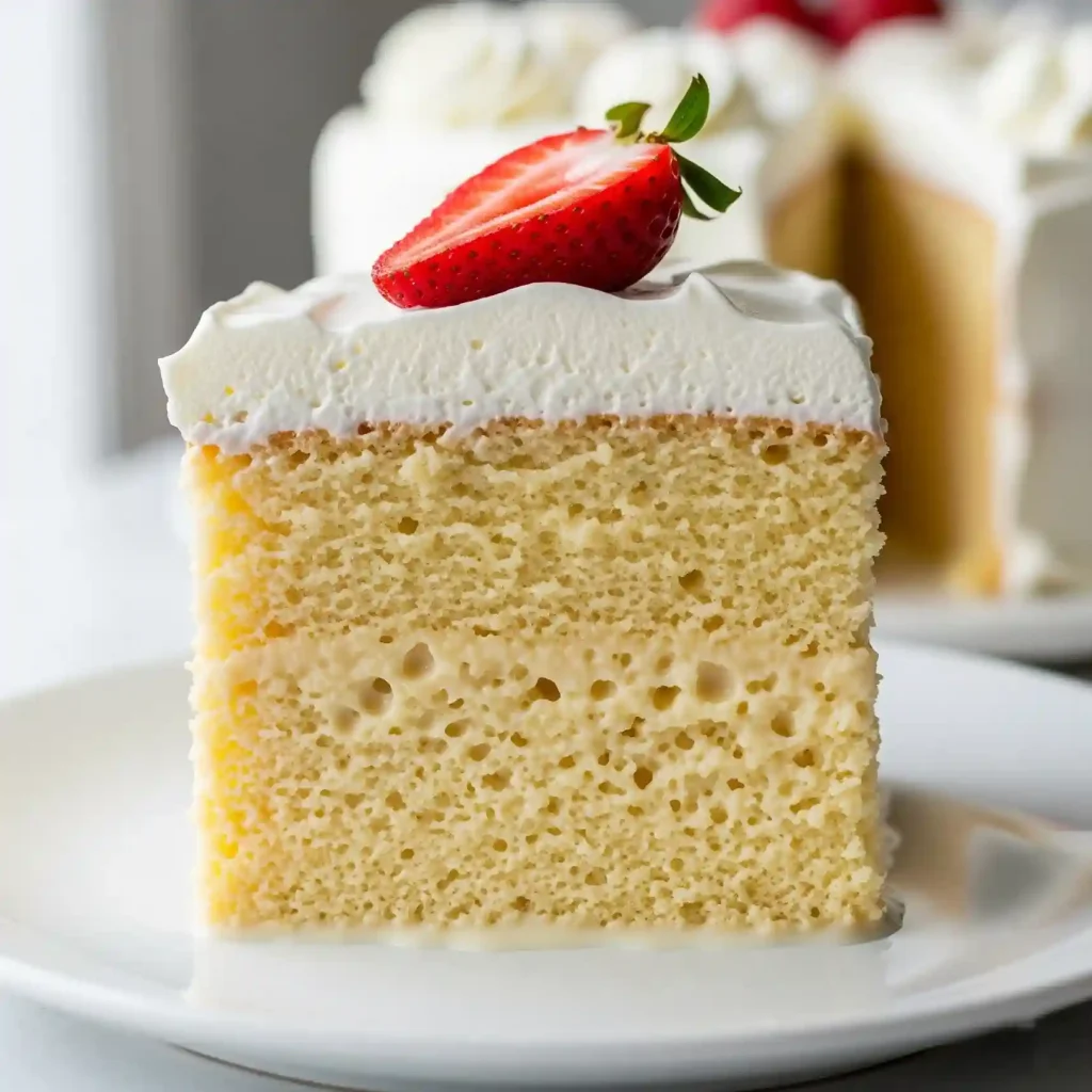 tres leches cake with box cake