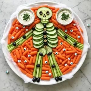 Halloween veggie tray