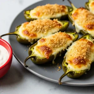 Stuffed Jalapeño Poppers