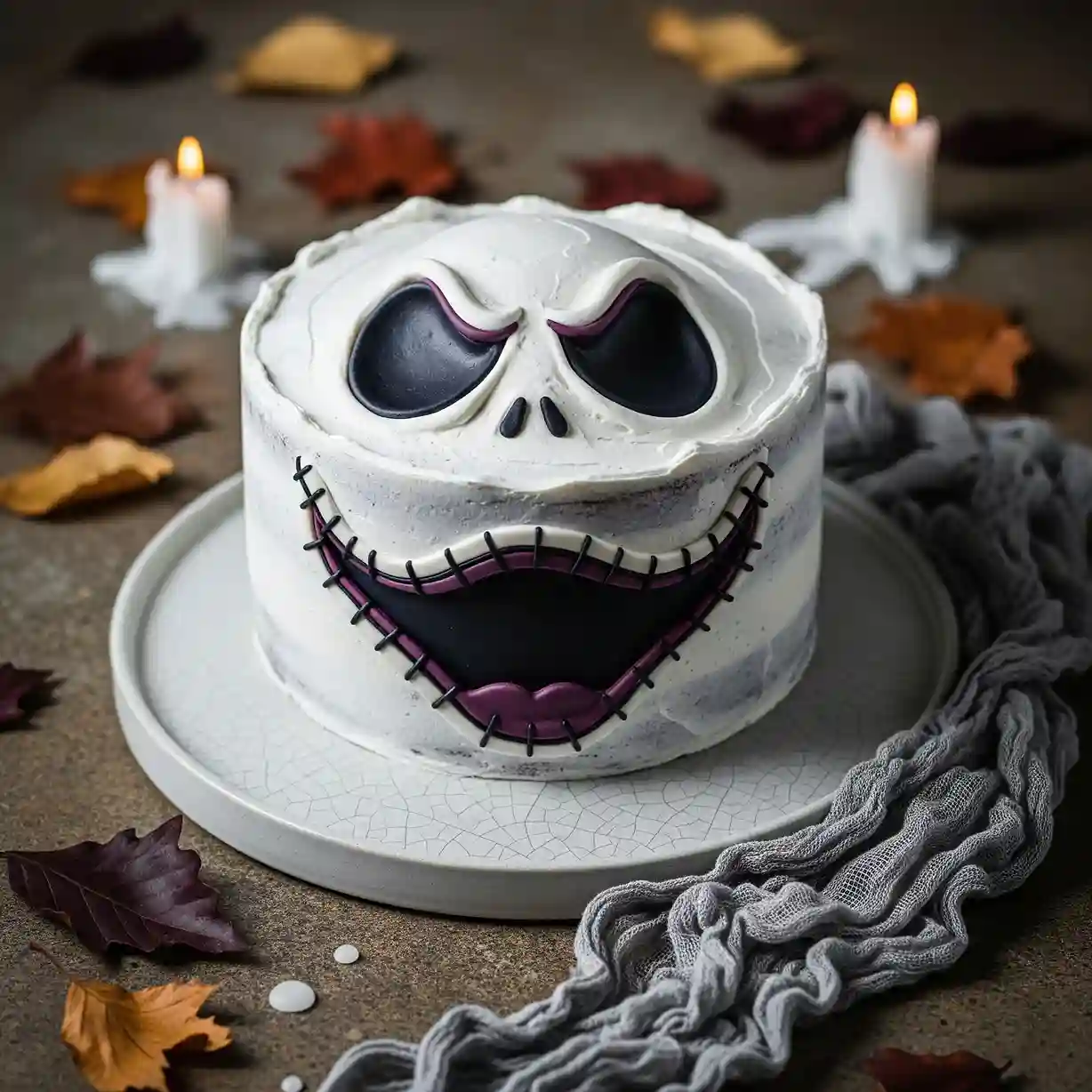 jack nightmare before christmas cake