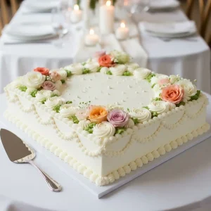 wedding sheet cake