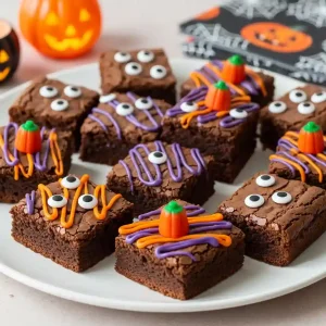 Halloween brownies