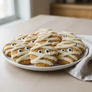 Halloween Mummy Wrap Cookies