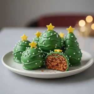 Christmas Tree Cake Pops
