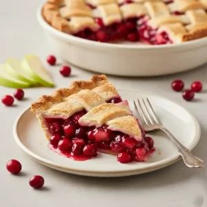 apple cranberry pie