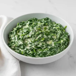 creamed spinach
