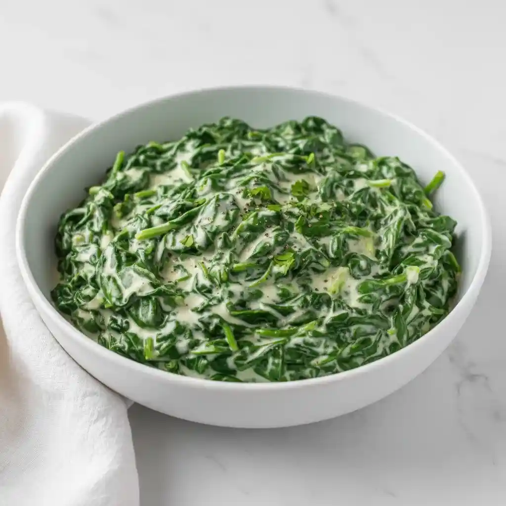 creamed spinach
