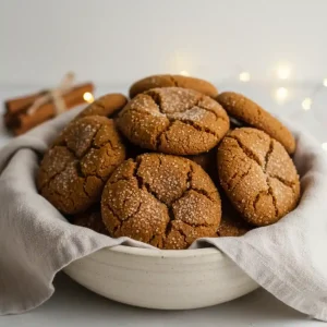 ginger molasses cookies