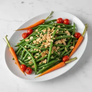 green beans almondine