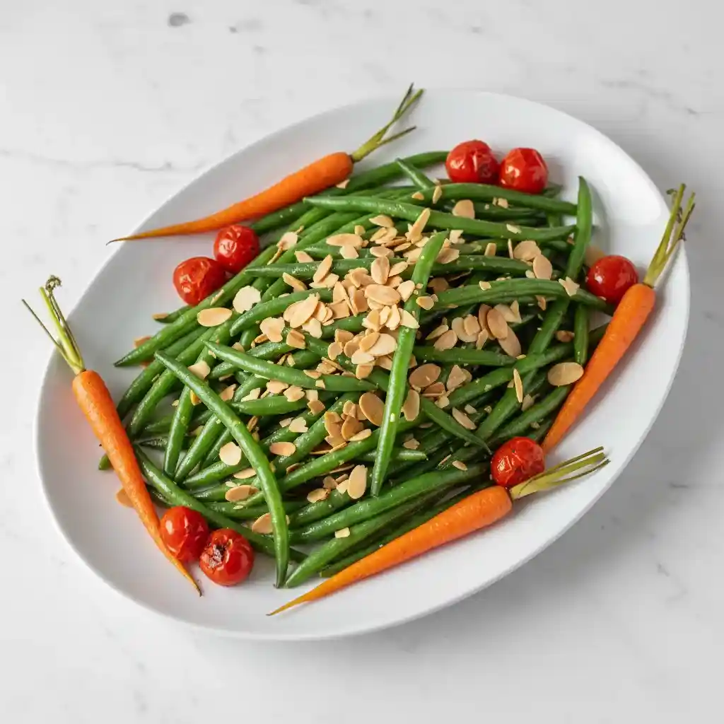 green beans almondine