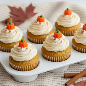 pumpkin spice cupcakes