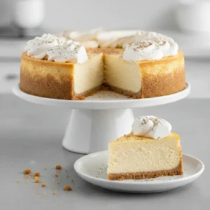 eggnog cheesecake
