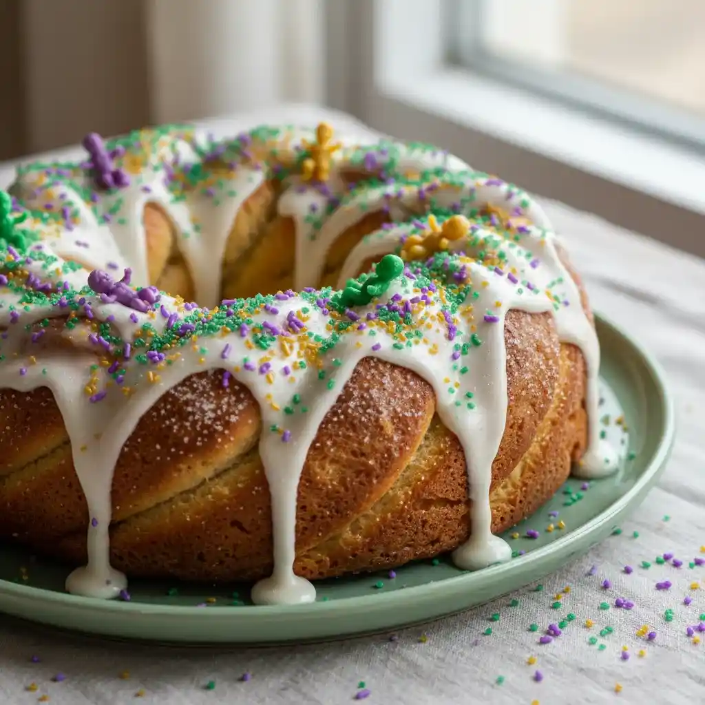 Mardi Gras king cake