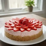 No Bake Strawberry Cheesecake