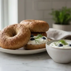 protein bagels with greek yogurt