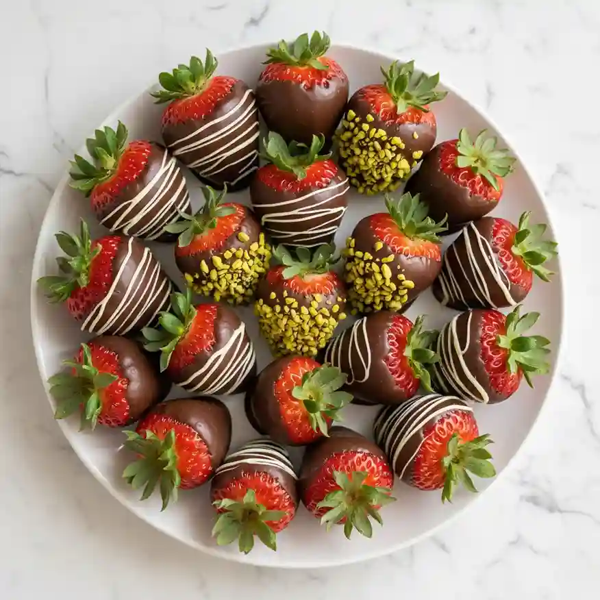 valentine chocolate covered strawberries