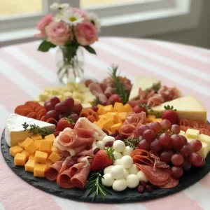 valentines day charcuterie board