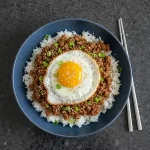Halal Korean Beef And Rice And Egg