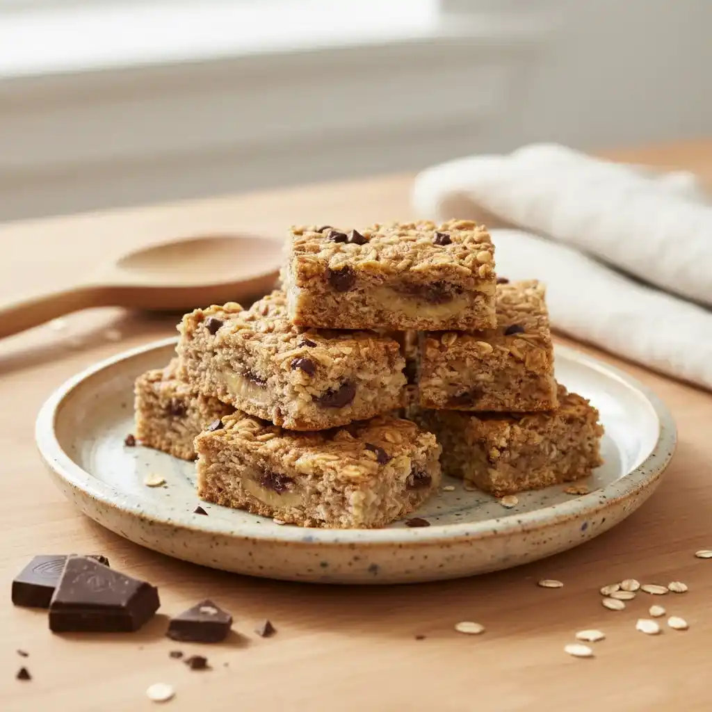 Banana Oatmeal Bars