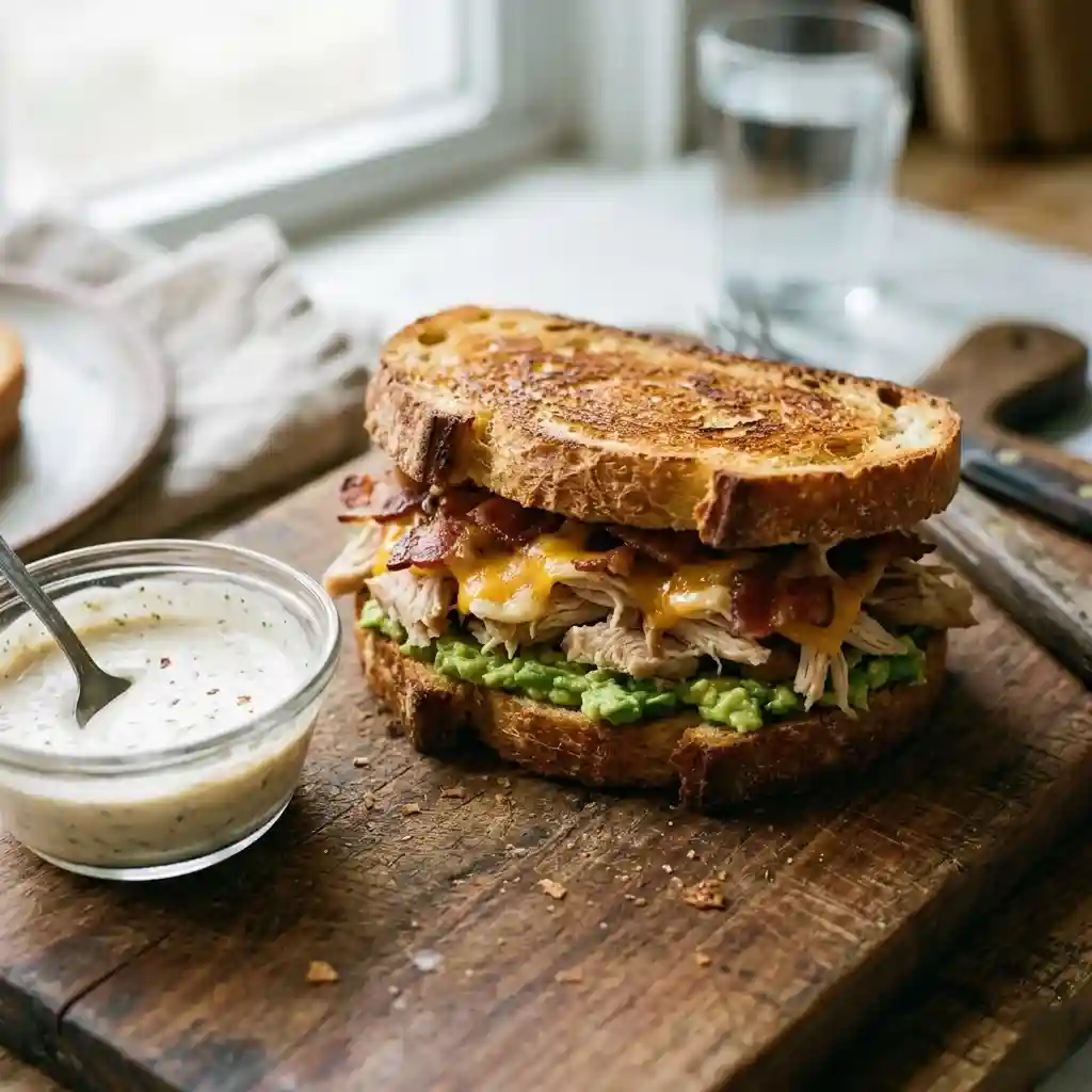 Chicken Bacon BBQ Ranch Melts