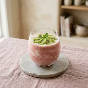 Greek Yogurt Strawberry Kiwi Smoothie