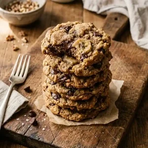Chewy Banana Bread Cookies