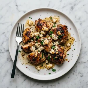 Hot Honey Infused Feta Chicken