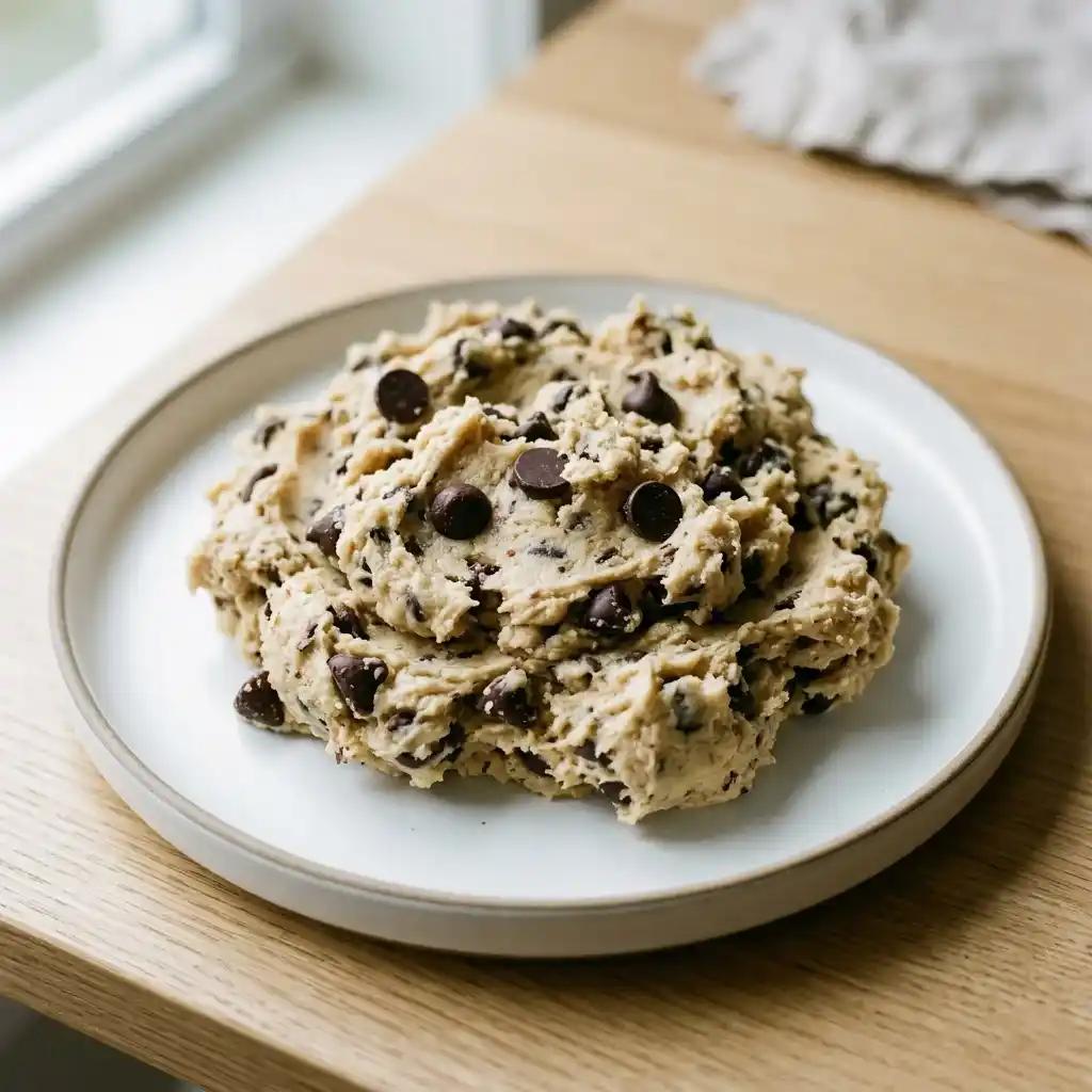 No Bake Greek Yogurt Cookie Dough