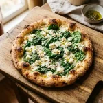 Spinach And Feta Flatbread Pizza