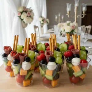 wedding charcuterie cups