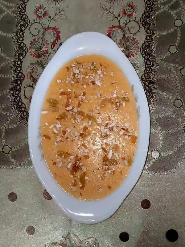 Instant Bread Kheer With Caramel And Nuts