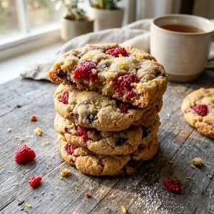 Lemon Raspberry Cookies