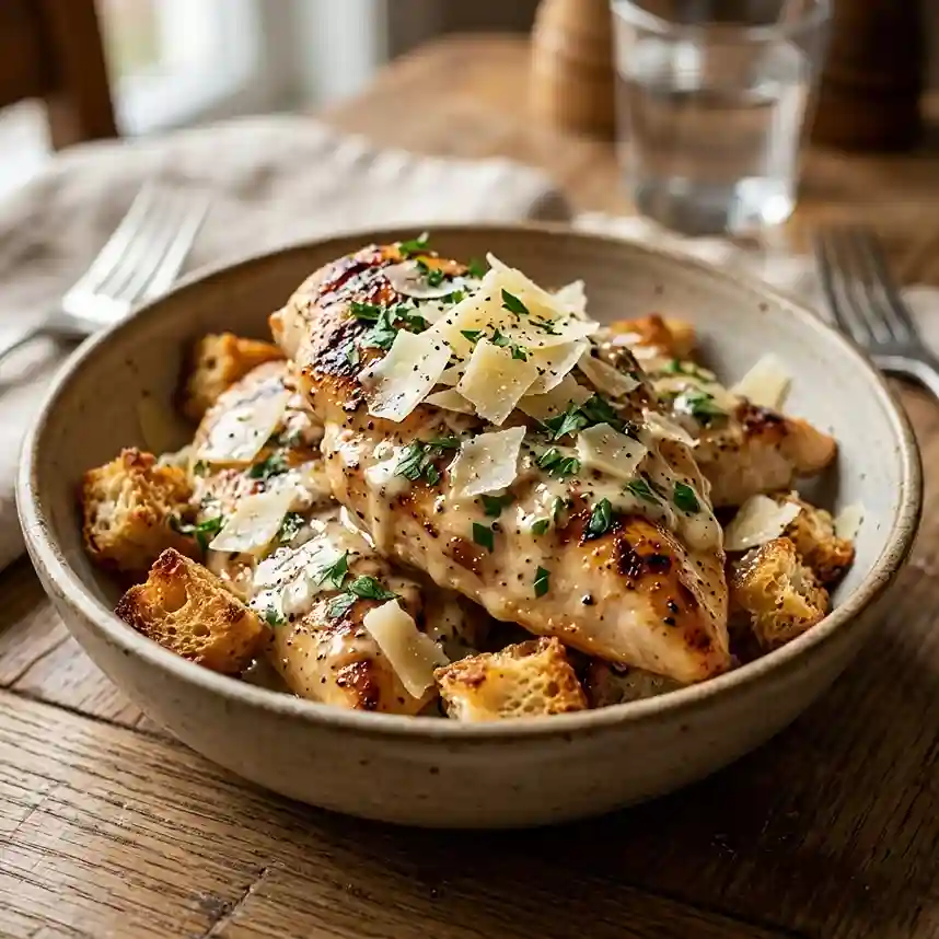 Melt In Your Mouth Caesar Chicken