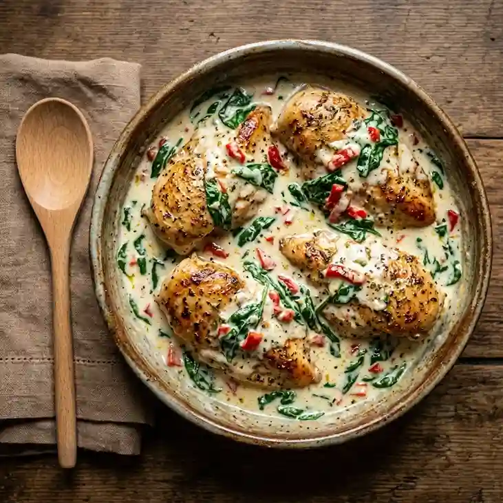 Parmesan Roasted Red Pepper Chicken