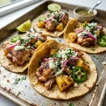 Sheet Pan Chicken Pineapple Tacos